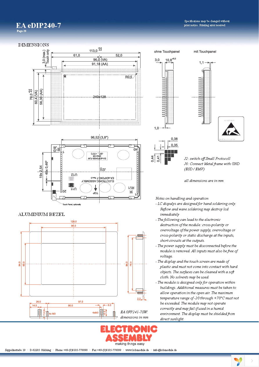 EA 0FP241-7SW Page 20